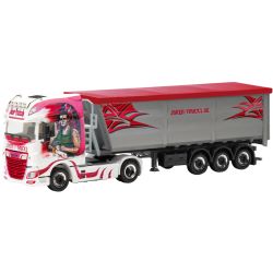 322058 H0 DAF XF SSC Stahlmulden-Sattelzug "Joker Trucks"