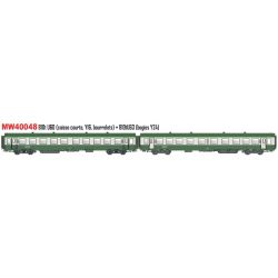 MW40048 H0 2er Set Personenwagen USI B10t, 2.Klasse, SNCF, Ep. Va
