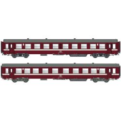 MW40041 H0 2er Set Personenwagen K4 B, 2.Klasse SNCB, Ep. V