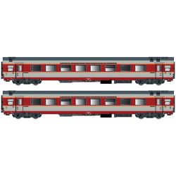 LS40079AC H0 2er Set GC Personenwagen A8u, SNCF, Ep. IV, Etendard, AC