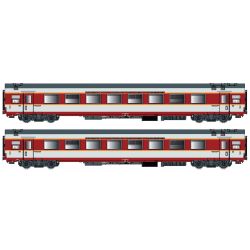 LS40078DC H0 2er Set GC Personenwagen A8u, SNCF, Ep. IV, Capitole