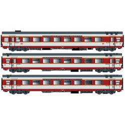 LS40804DC H0 3er Set GC Personenwagen, SNCF, Ep. IV, Etendard, B