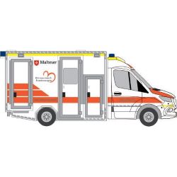 76079 H0 GSF RTW ´18 Malteser Bad Laasphe - Herzenswunsch Krankenwagen