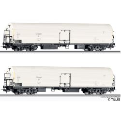 01145 TT 2er Set Eiskühlwagen Tthevr, DR, Ep. III