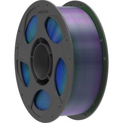 PLA Silk Filament Tri-Color: Blue Green Purple 1 kg