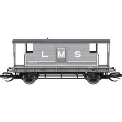 TT6090 TT Bremswagen, Brake Van 730176, LMS, Ep. II