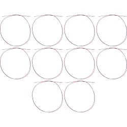 50291 LED SMD 0201 mit Kupferlackdraht Draht Kabel rot, 10 Stück