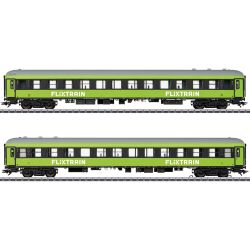 42958 H0 2er-Set Schnellzugwagen 2, Flixtrain, Ep. VI