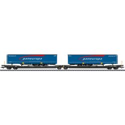 47476 H0 Doppel-Taschenwagen Sdggmrss, TXL, Ep. VI