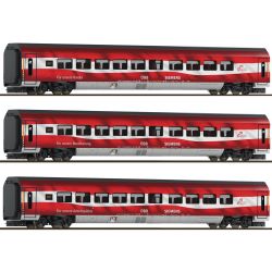 6280097 TT 3er Personenwagen Set Railjet 175 Jahre ÖBB Ep.VI DC