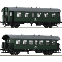 6280085 TT 2er Set Personenwagen Donnerbüchse Reko DR Ep.IV