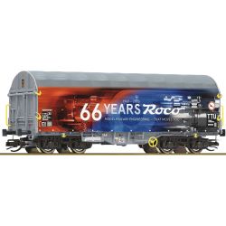 6680064 TT Schiebeplanenwagen 66 Jahre ROCO