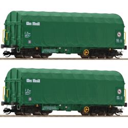 6680056 TT 2er Set Schiebeplanenwagen Shimmns On Rail Ep.VI