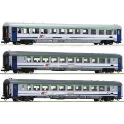 6200314 H0 3er Set IC-Schnellzugwagen PKP Ep.VI