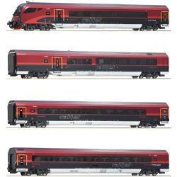 6200309 H0 4er Set Railjet 1 ÖBB Ep.VI