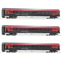 6220312 H0 3er Set Railjet 1 ÖBB Ep.VI AC