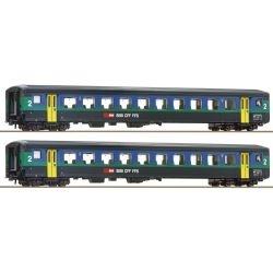 6200280 H0 2er Set Personenwagen EW II SBB Ep.V-VI