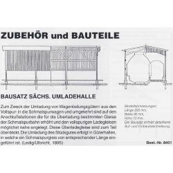 58401 Sächsiche Umladehalle ( Bausatz )