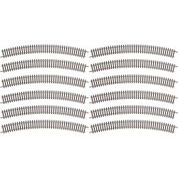 83111 R31 Gebogenes Gleis 12er Set