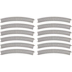 83109 R11 Gebogenes Gleis R 310 mm / 30° (12 Stück)