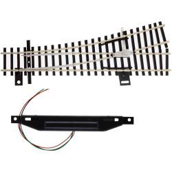 83324 EW1 links Weiche 15° + Weichenantrieb (ele.) links