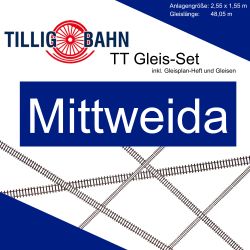 Tillig TT Gleis Set Modellbahnanlage Mittweida