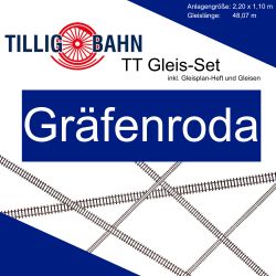 Tillig TT Gleis Set Modellbahnanlage Gräfenroda