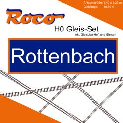 Roco H0 Gleis Set Modellbahnanlage Rottenbach