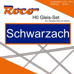 Roco H0 Gleis Set Modellbahnanlage Schwarzach