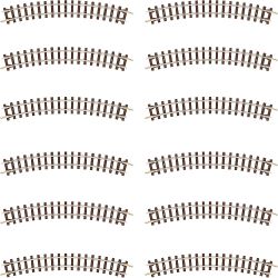 Roco 32204 H0e Schmalspurgleis Standardradius (12 Stück)