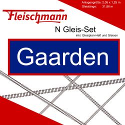 Fleischmann N Gleis Set Modellbahnanlage Gaarden