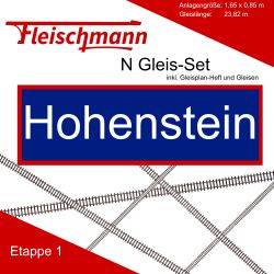 Fleischmann N Gleis Set Hohenstein (Etappe 1)