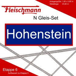 Fleischmann N Gleis Set Hohenstein (Etappe 6)