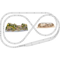 Märklin C-Gleis Set für Noch Easy-Track Andreastal