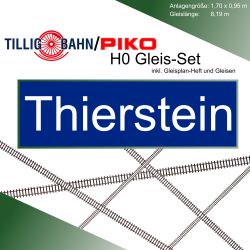 Tillig S / Piko A-Gleis Set Modellbahnanlage Thierstein