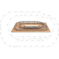Märklin K-Gleis Set für Noch Easy-Track Karlsberg