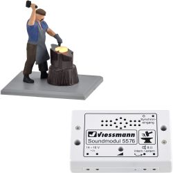 Viessmann 1514 Schmied, bewegt + Soundmodul