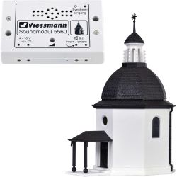 Vollmer 47612 Stille-Nacht-Gedächtniskapelle, beleuchtet + 5560 Soundmodul