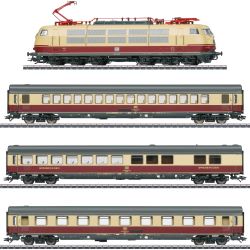 Märklin 39151 H0 E-Lok + 43852 + 43861 + 43872 Personenwagen SET