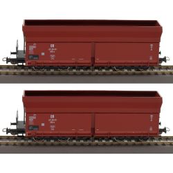 Piko 2er Set 54246 Selbstentladewagen OOt47, DR, Ep. III