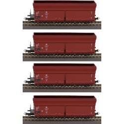 Piko 4er Set 54246 Selbstentladewagen OOt47, DR, Ep. III