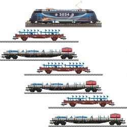 Märklin 36649 H0 E-Lok BR 185.2 + 46405 DB AG Rungenwagen SET