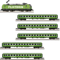 Minitrix FlixTrain Z BR 193 Vectron + 5er Set Personenwagen