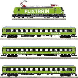Minitrix FlixTrain N BR 193 862-0 Vectron + 3er Set Personenwagen