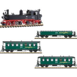 LGB 26847 G Dampflok SDG Personenwagen Set Ep. VI DC-MFX-Sound