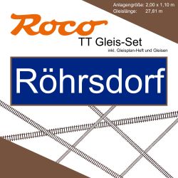 Roco TT Röhrsdorf Gleis Set Modellbahnanlage