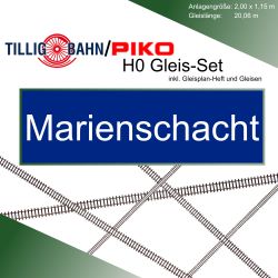 Tillig / Piko A-Gleis Marienschacht (Diorama) Modellbahnanlage Gleisplan