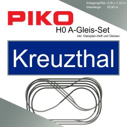 Piko A-Gleis Kreuzthal Modellbahnanlage Gleisplan Set