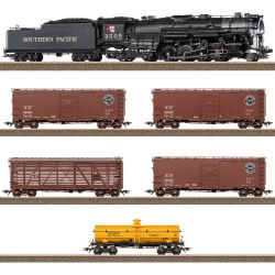 Trix 25983 H0 Dampflok 2-8-4 Berkshire + 24915 Set Ep. III