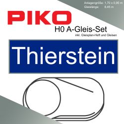 Piko A-Gleis Thierstein Modellbahnanlage Gleisplan Set